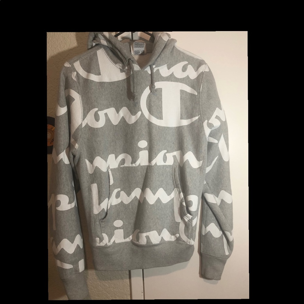 Gray Champion hoodie plus sweatpants!